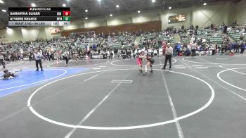 94 lbs Consi Of 4 - Samantha Sliger, Run To Danger vs Ayverie Krantz, Nevada Elite