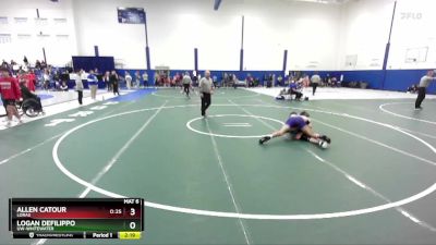 157 lbs Cons. Round 2 - Logan Defilippo, UW-Whitewater vs Allen Catour, Loras