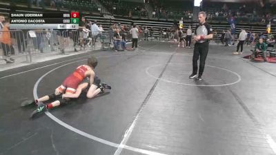 75 lbs 5th Place - Shaun Uderman, Broad Axe vs Antonio DaCosta, Cordoba Trained
