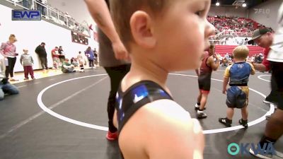 40 lbs Consi Of 4 - Junior Garcia, Midwest City Bombers Youth Wrestling Club vs Warren Davis, Noble Takedown Club