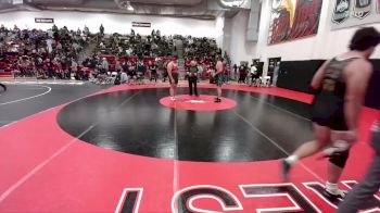 285 lbs Champ. Round 1 - Jose Martinez, Castle View vs Clayton Brewer, ThunderRidge