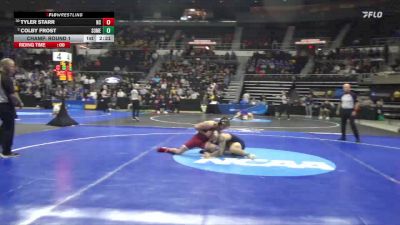 149 lbs Champ. Round 1 - Colby Frost, Southern Me. vs Tyler Starr, North Central (IL)