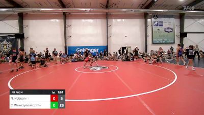 80 lbs Rr Rnd 4 - Nick Hobson, Team Tugman K-8 vs Chael Wawrzynowicz, CT Whale K-8