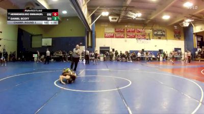 106 lbs Champ. Round 1 - Daniel Scott, Woodbridge vs Hermeneglido Emmanuel, Godinez
