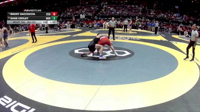 D2-157 lbs Quarterfinal - Brody Saccoccia, Steubenville vs Gage Croley, Goshen