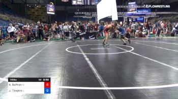 145 lbs Rnd Of 64 - Kolby DePron, Oklahoma vs Jacob Tinajero, Illinois