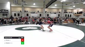 126 lbs Consi Of 16 #2 - Jack Alves, Bridgewater-Raynham vs Jack Steele, Sandwich