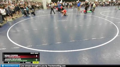 110 lbs Cons. Round 7 - Jaxson Boucher, Michigan Grappler Training Center vs Noah Cooper, MWC Wrestling Academy