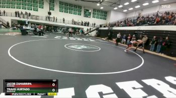 157 lbs Cons. Round 2 - Jacob Zamarripa, Rawlins vs Travis Hurtado, Riverton