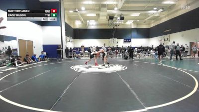 140 lbs 1st Place Match - Matthew Jasso, La Quinta L (La Quinta) vs Zack Wilson, Yucaipa Thunder Wrestling Club