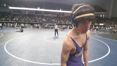 D 1 138 lbs Champ. Round 1 - Remy Zeringue, Hahnville vs Jacob Britt, Destrehan