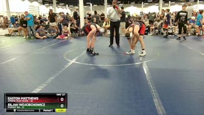 130 lbs Round 4 (6 Team) - Eiljah Wojciechowicz, Pursuit WA vs Easton Matthews, Xtreme Team White