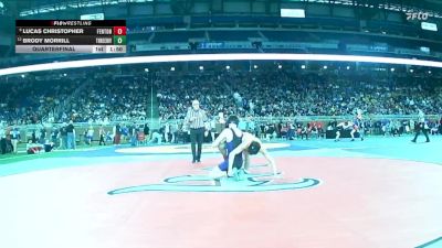 D2-126 lbs Quarterfinal - Lucas Christopher, Fenton vs Brody Morrill, Three Rivers