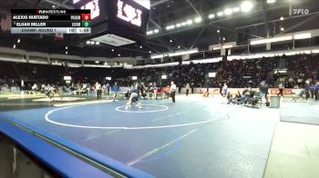 120 lbs Champ. Round 1 - Elijah Miller, Life Christian Academy vs Alexis Hurtado, Prosser