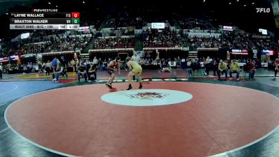 Champ. Round 1 - Braxton Walker, Whitehall/Harrison vs Layne Wallace, Fort Benton