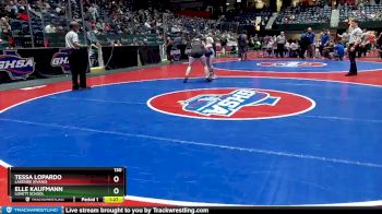 130 lbs Semifinal - Tessa Lopardo, Lakeside (Evans) vs Elle Kaufmann, Lovett School