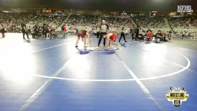 B3A-190 lbs Champ. Round 1 - James Graham, Crossings Christian vs Casen Leep, Sequoyah (Tahlequah)