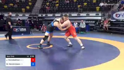 125 kg Final - Joshua Heindselman, Oklahoma Regional Training Center vs Wyatt Hendrickson, Air Force Regional Training Center