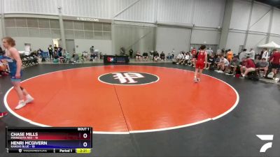 126 lbs Round 1 (8 Team) - Chase Mills, Minnesota Red vs Henri McGivern, Kansas Blue