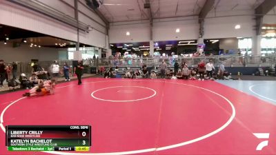 127 lbs Cons. Semi - Katelyn Bachelot, Southern Style Wrestling Club vs Liberty Crilly, Bar None Wrestling