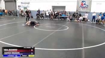 97 lbs Champ. Round 1 - Andrew Erickson, Juneau Youth Wrestling Club Inc. vs Neal Skonberg, Kodiak Wrestling Club