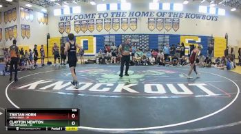 106 lbs Placement (16 Team) - Tristan Horn, Alpha Dogs vs Clayton Newton, The Outsiders