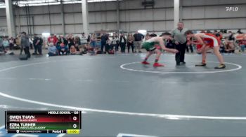 126 lbs Cons. Round 7 - Ezra Turner, Sublime Wrestling Academy vs Owen Thayn, Challis Black Hearts