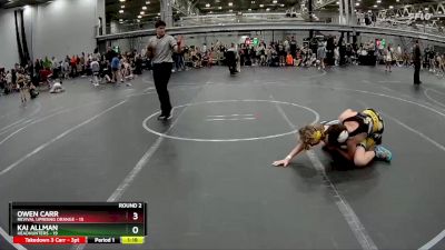 100 lbs Round 2 (4 Team) - Owen Carr, Revival Uprising Orange vs Kai Allman, Headhunters