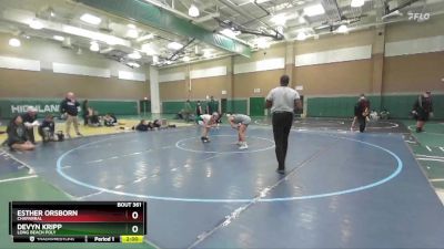 145 lbs Quarterfinal - Esther Orsborn, Chaparral vs Devyn Kripp, Long Beach Poly