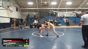 150 lbs Cons. Round 3 - Gio Kaplan, Aurora vs Isaiah Henneman, Clay (Oregon), OH