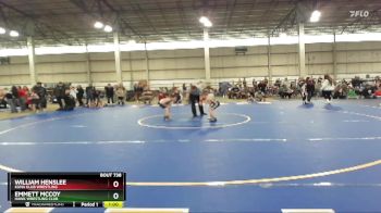 58 lbs Cons. Round 3 - William Henslee, Kuna Klub Wrestling vs Emmett McCoy, Hawk Wrestling Club