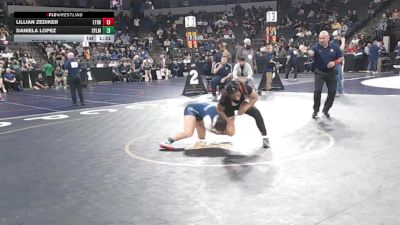 140 lbs Round Of 32 - Lillian Zediker, Etiwanda (SS) vs Daniela Lopez, Sylmar (LA)
