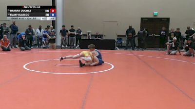 120 lbs Champ. Rd Of 32 - Damian Duchez, Capital Wrestling Club vs Evan Villecco, Seagull Wrestling Club