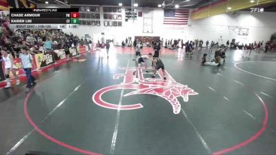 118-125 lbs Round 3 - Kaiden Lim, Citrus Valley vs Chase Armour, Pacifica Wrestling