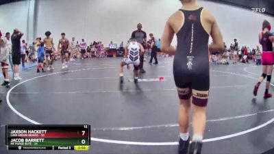 105 lbs Round 6 (10 Team) - Isaac Jung, MF Purge Elite vs Jackson Huff, Lake Gibson Braves