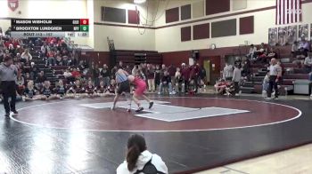 157 lbs 1st Place Match - Mason Wibholm, Gilbert vs Brooxton Lundgren, North Fayette Valley