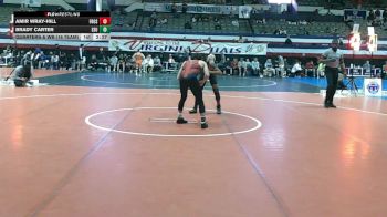 125 lbs Quarters & Wb (16 Team) - Brady Carter, East Stroudsburg University vs Amir Wray-Hill, Frostburg State