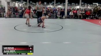 68 lbs Round 6 (10 Team) - Eliana Servis, Fair Lawn Cutters vs Liam Boyles, Smyrna Wrestling