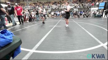 160 lbs Rr Rnd 1 - Weston Guinn, Mustang Bronco Wrestling Club vs Henry Hanzlicek, Harrah Little League Wrestling