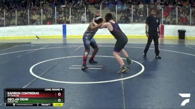 133 lbs Cons. Round 4 - Kamron Contreras, St Louis WC vs Declan Dean, Shelby WC