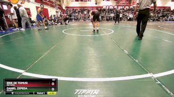 157 lbs Champ. Round 1 - Daniel Zepeda, Gilroy vs Erik De Tomusi, Rio Vista