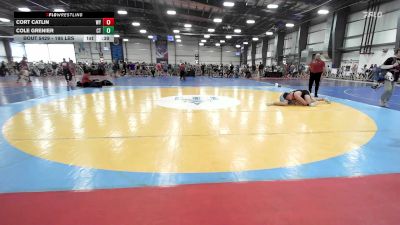 195 lbs Consi Of 16 #2 - Cort Catlin, WY vs Cole Grenier, CT