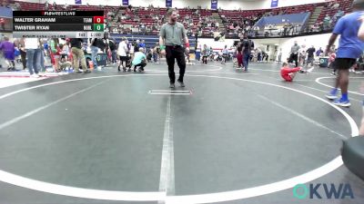 43 lbs Consi Of 8 #1 - Walter Graham, Team Worx Wrestling Club vs Twister Ryan, Noble Takedown Club