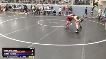 136 lbs Cons. Semi - Zane Martinez, Anchorage Youth Wrestling Academy vs Avery Staggs, Marathon Wrestling Club