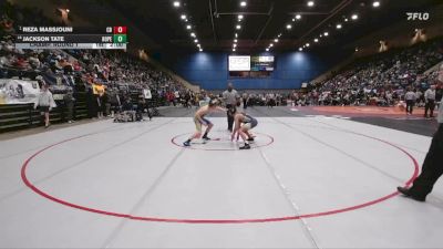 3 - 144 lbs Champ. Round 1 - Reza Massjouni, Christiansburg vs Jackson Tate, Hopewell