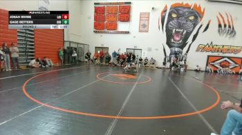 88-90 lbs Round 2 - Jonah Irvine, Lander Middle School vs Gage Betters, Cody Middle School