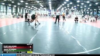 210 lbs Rd# 10- 4:00pm Saturday Final Pool - Knox McKibben, Westshore D.S. vs Cliff Williford, Nebraska Elite