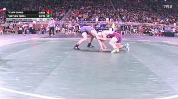 D4-165 lbs Quarterfinal - Haylen Buell, Martin vs Cliff Jones, Clinton
