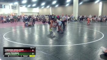 144 lbs Round 3 (10 Team) - Jaxon Frohring, Wrestling University vs Chrishon Donaldson, Bad Bay Wrestling Club