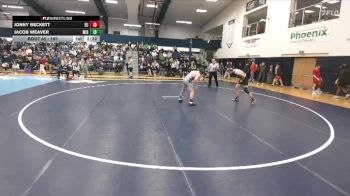 165 lbs Champ. Round 1 - Jacob Weaver, Misericordia vs Jonny Beckett, Eastern University
